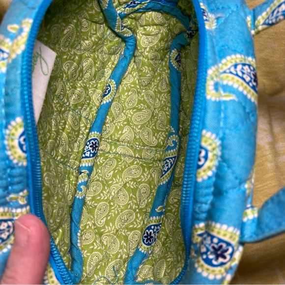 Vera Bradley Bermuda Blue Small Mini Bitty Little Bag Retired CUTE! - Picture 9 of 13